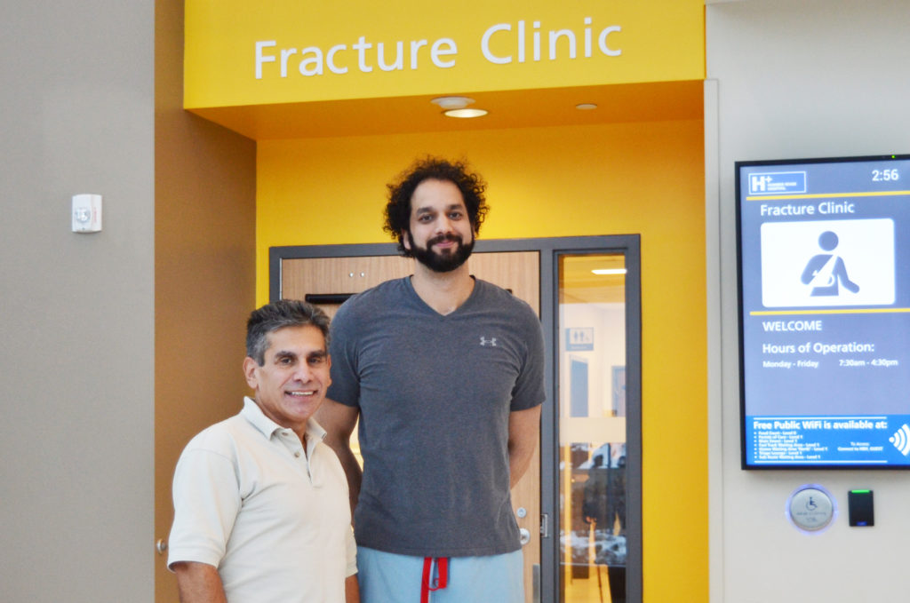 Gary and Dr Sagar Desai