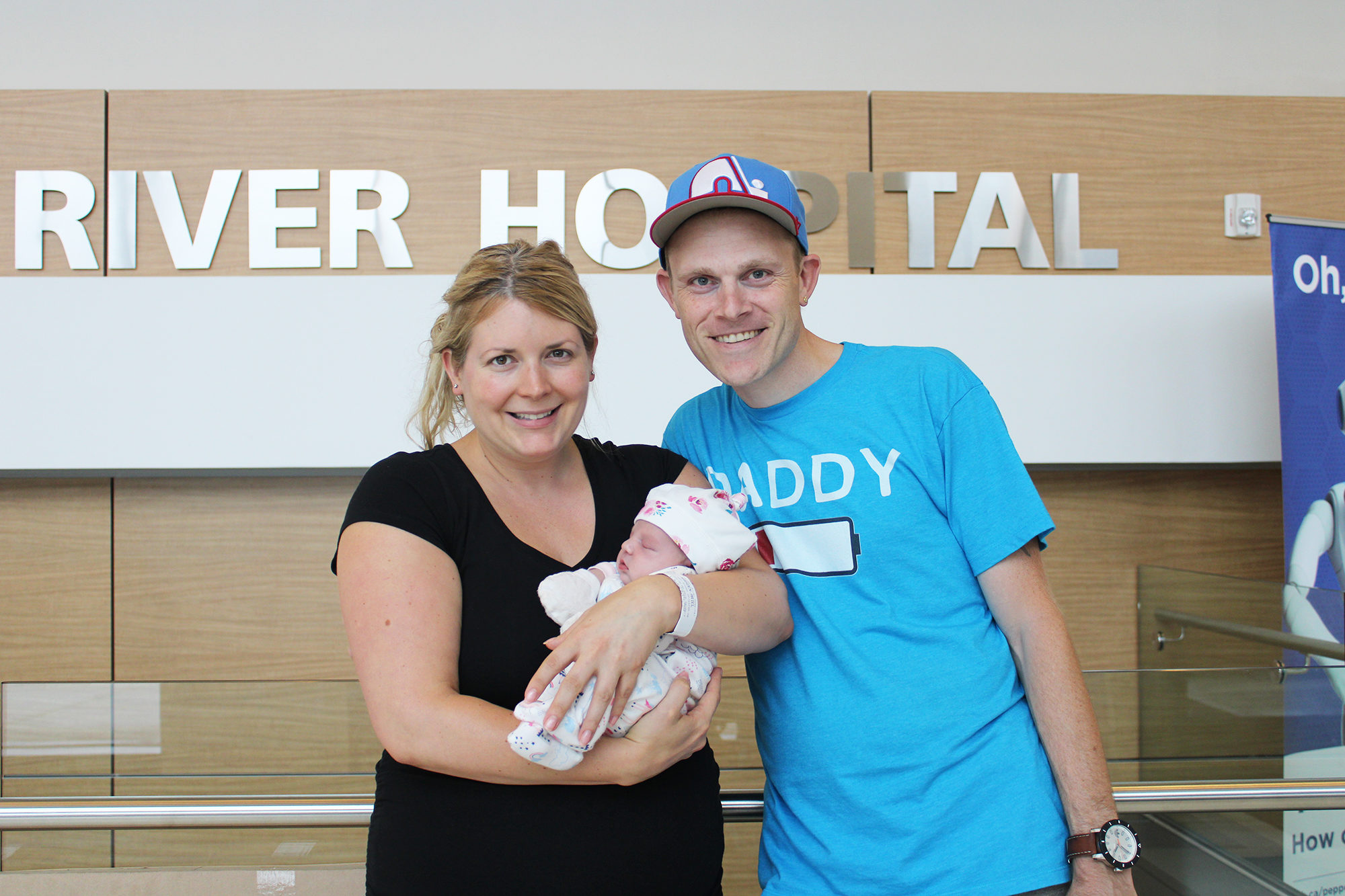 Baby Ariel and her parents