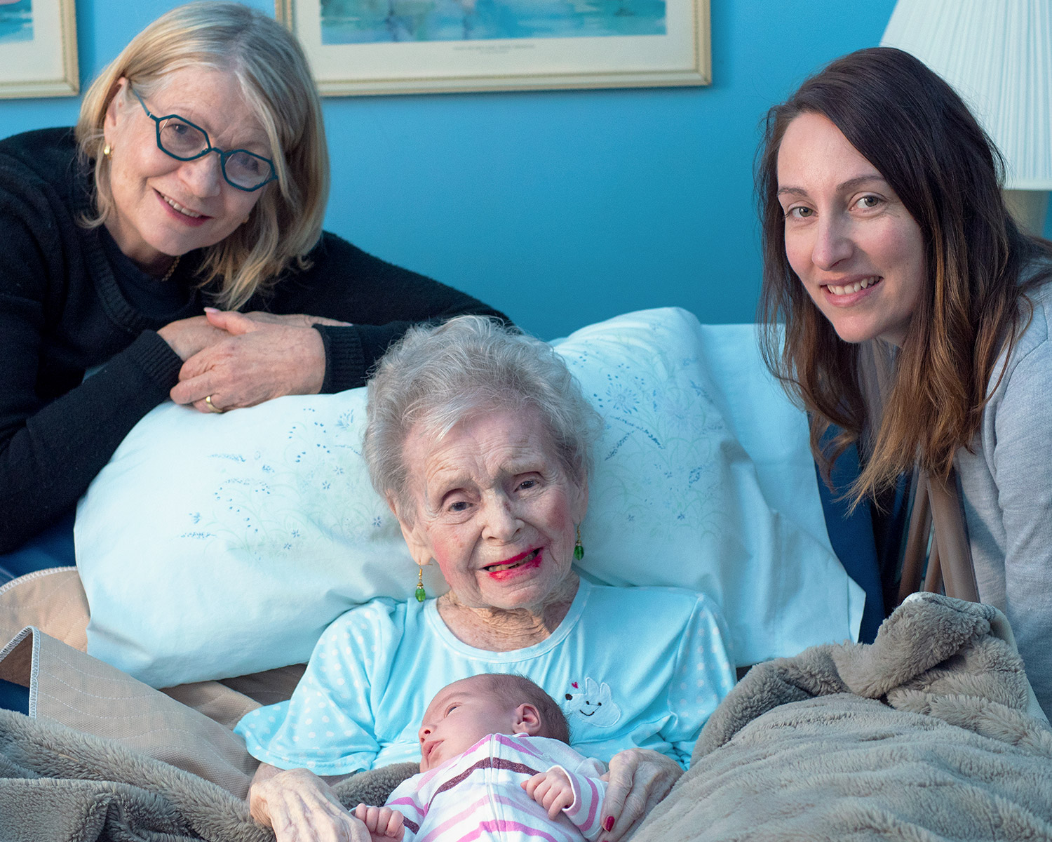 Audrey with her great grandaughter